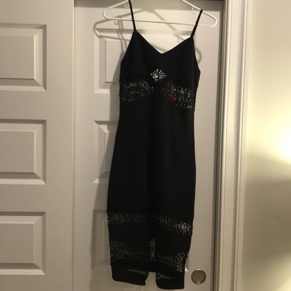 Lulumari black midi dress -  Touch Dolls Miami